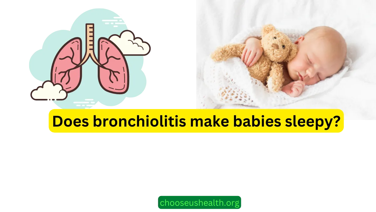 Does bronchiolitis make babies sleepy